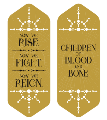 Children of Blood and Bone Independent Bookstore Day Metal Bookmark
